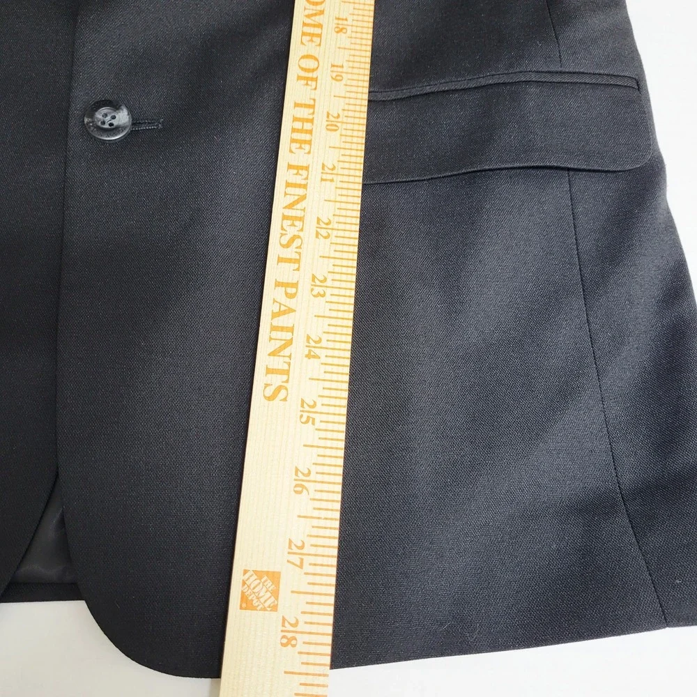Tommy Hilfiger Boys 18 Thflex Black Blazer Dress Coat Style TDSHD10F001 MSRP 125